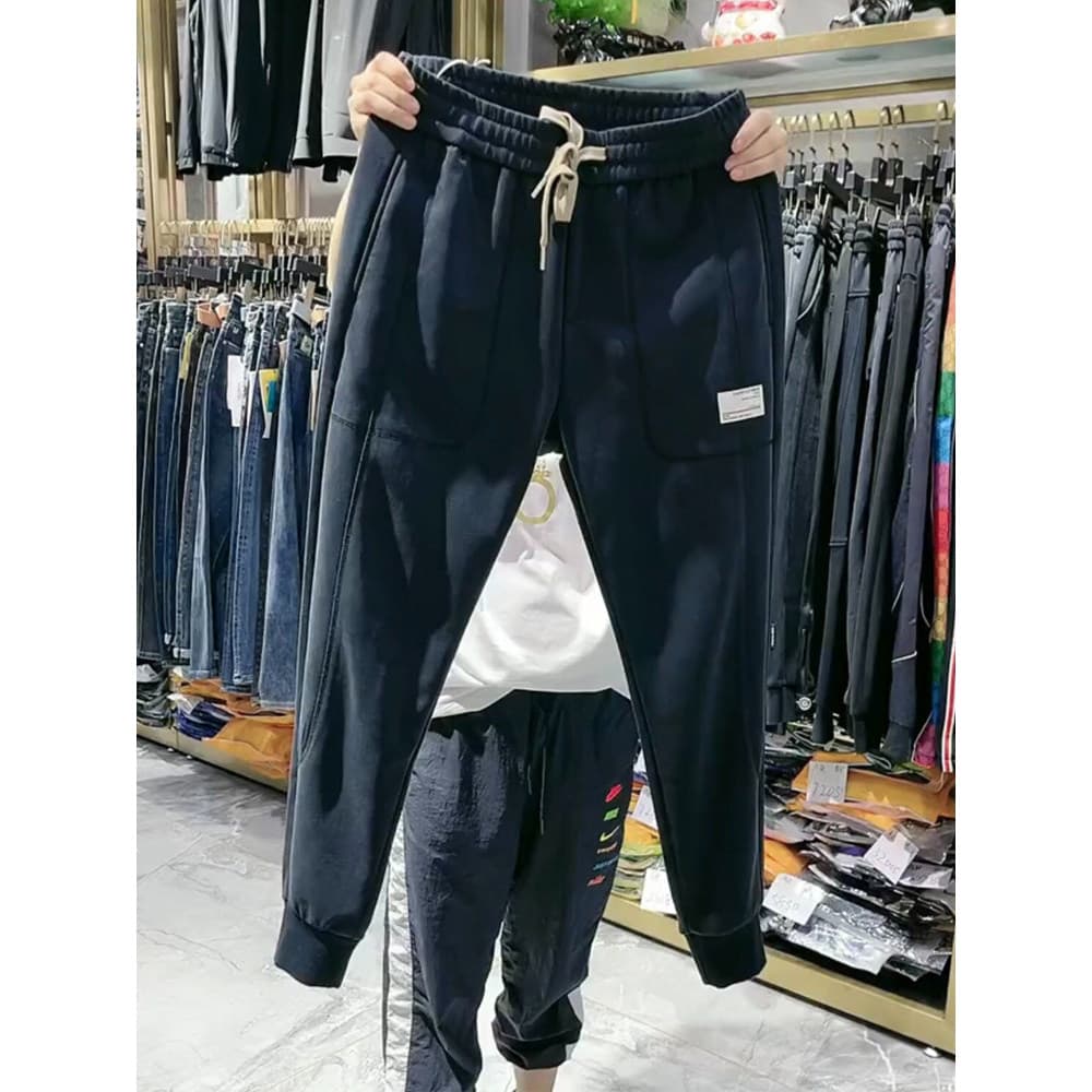 2025 outono novo estilo calças esportivas masculinas Street Wear Sweatpants solto calças casuais calças masculinas inver