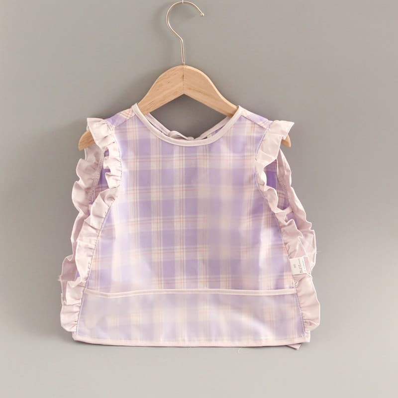 Macacão bebê comendo menina vestido de princesa verão puro algodão crianças babador arroz bolso à prova dwaterproof água