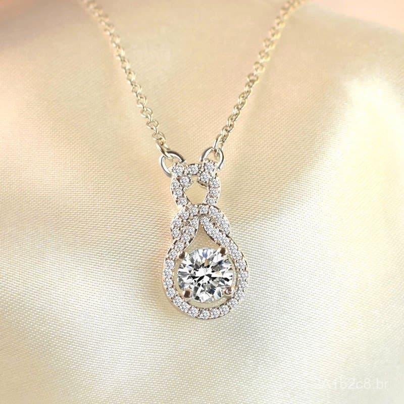 Colar Doce e Elegante para Mulheres, Corrente de Clavícula Moderna e Única, Joias Simples e Elegantes de Estilo Coreano