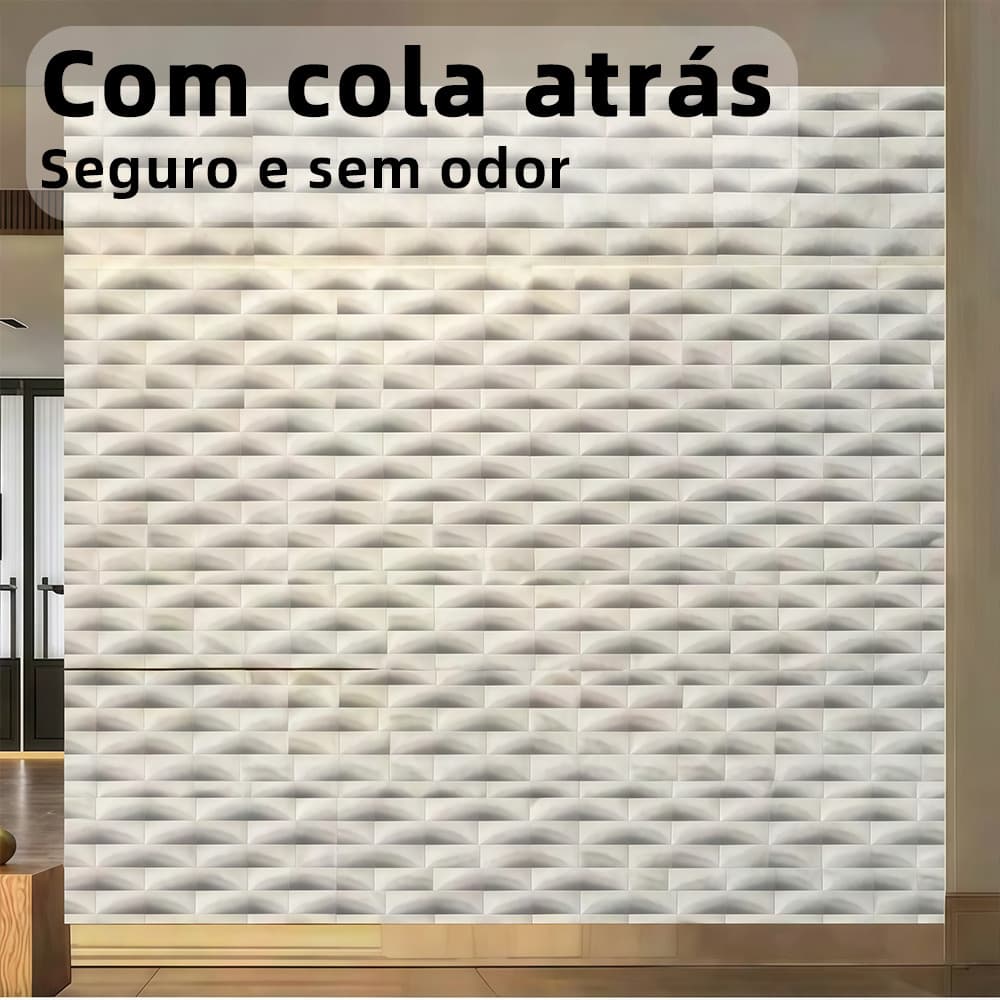 Adesivo Autocolante Vinílico 5 Metros Papel de Parede Resistente a Água para Decoração de Ambientes e Superfícies