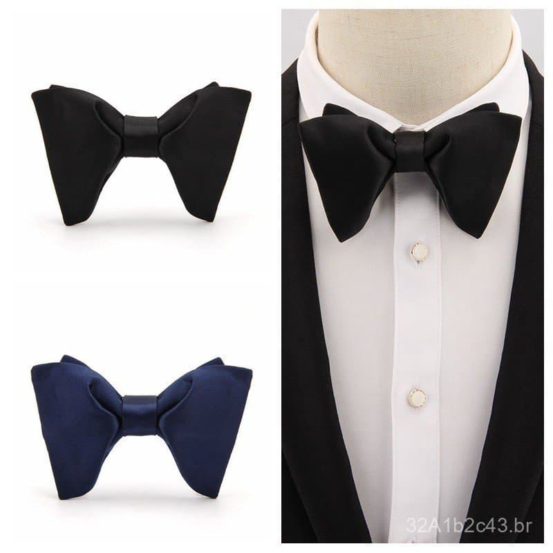 Terno de noivo e padrinho estilo coreano, vestido de noiva, gravata borboleta branca, traje formal, feito à mão.