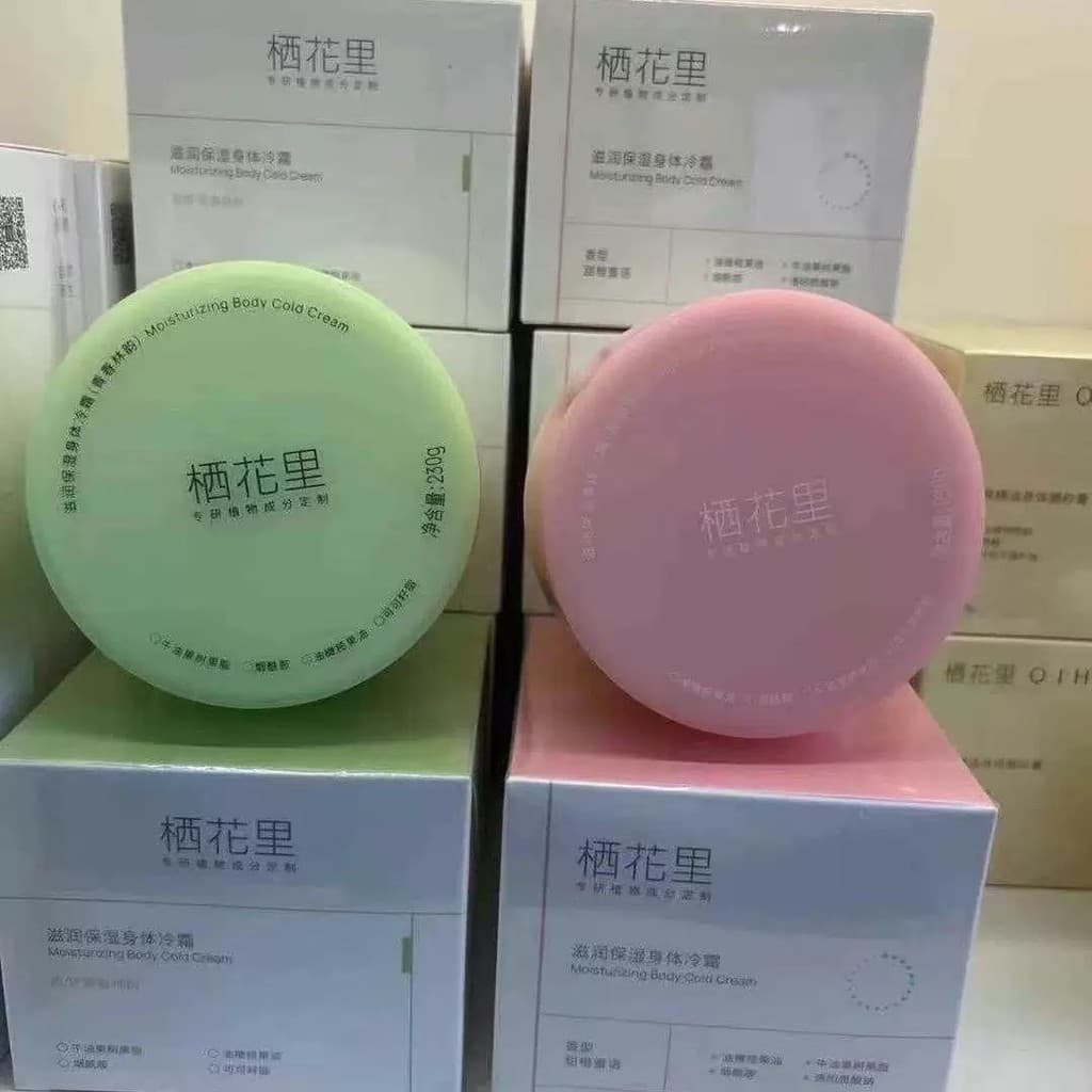 Qi Huali Suavizante Óleo Essencial Corporal Esfoliante Esfoliante Limpeza Esfoliante Novo Creme Frio Corporal