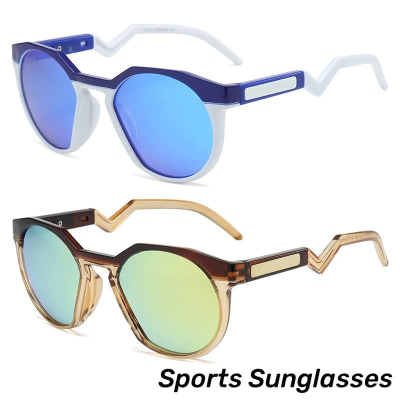 Óculos de Sol Quadrados para Esportes ao Ar Livre 2024, para Lazer, Viagens e Ciclismo, Polarizados, Unissex, UV400