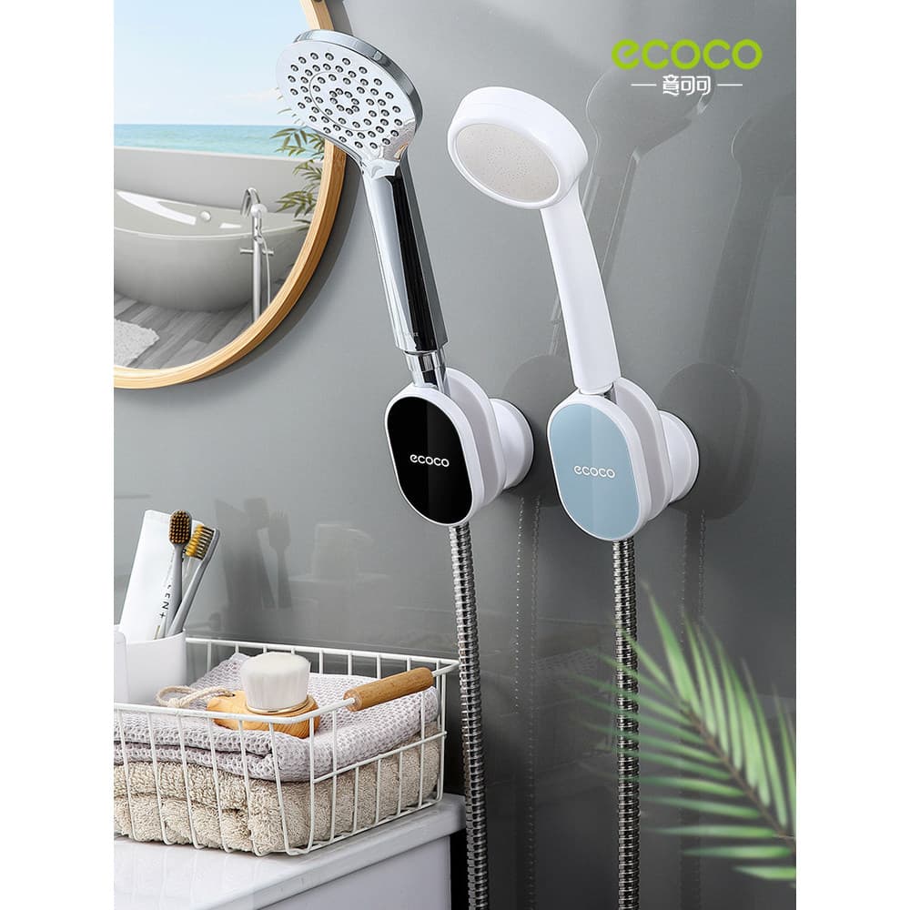 Suporte de chuveiro Universal cabeça de chuveiro Sprinkler cabeça cabide perfuração-livre ventosa titular ajustável Base