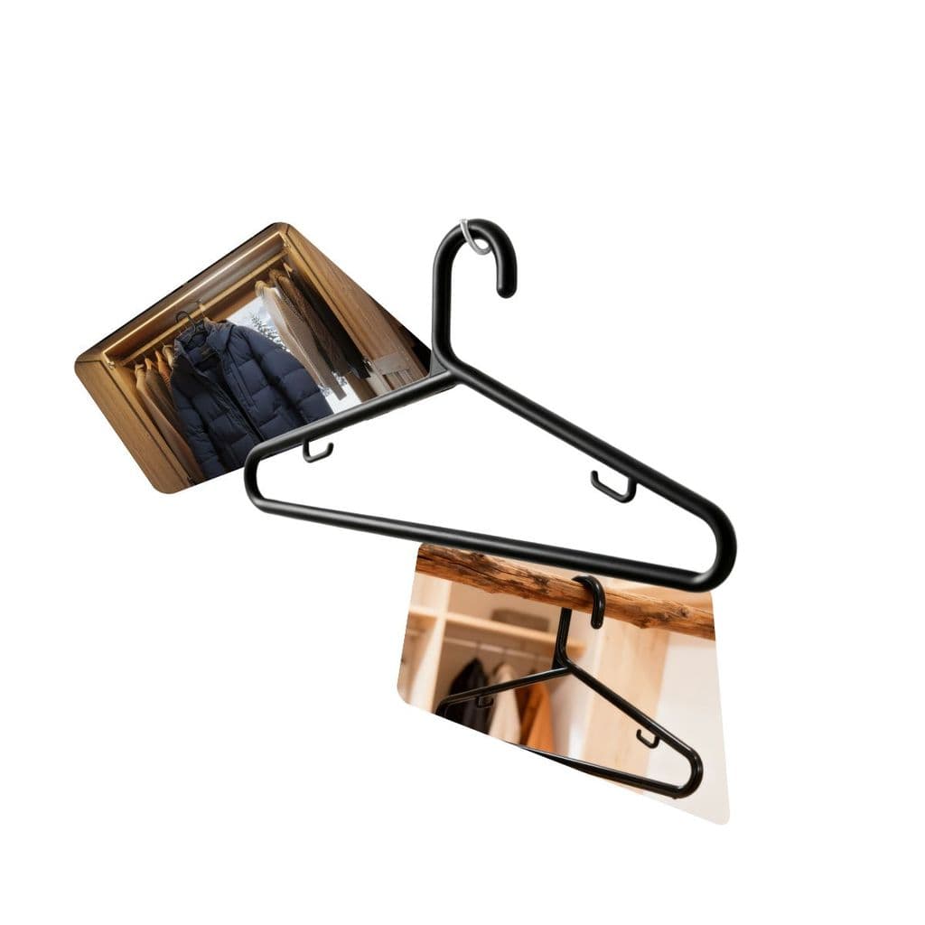 Cabide Antiderrapante 12mm Ultra Resistente Não Puxa Fios Ideal para Closet Organização