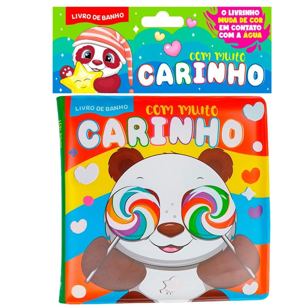 Com muito Carinho Livro de Banho Livros D+MS