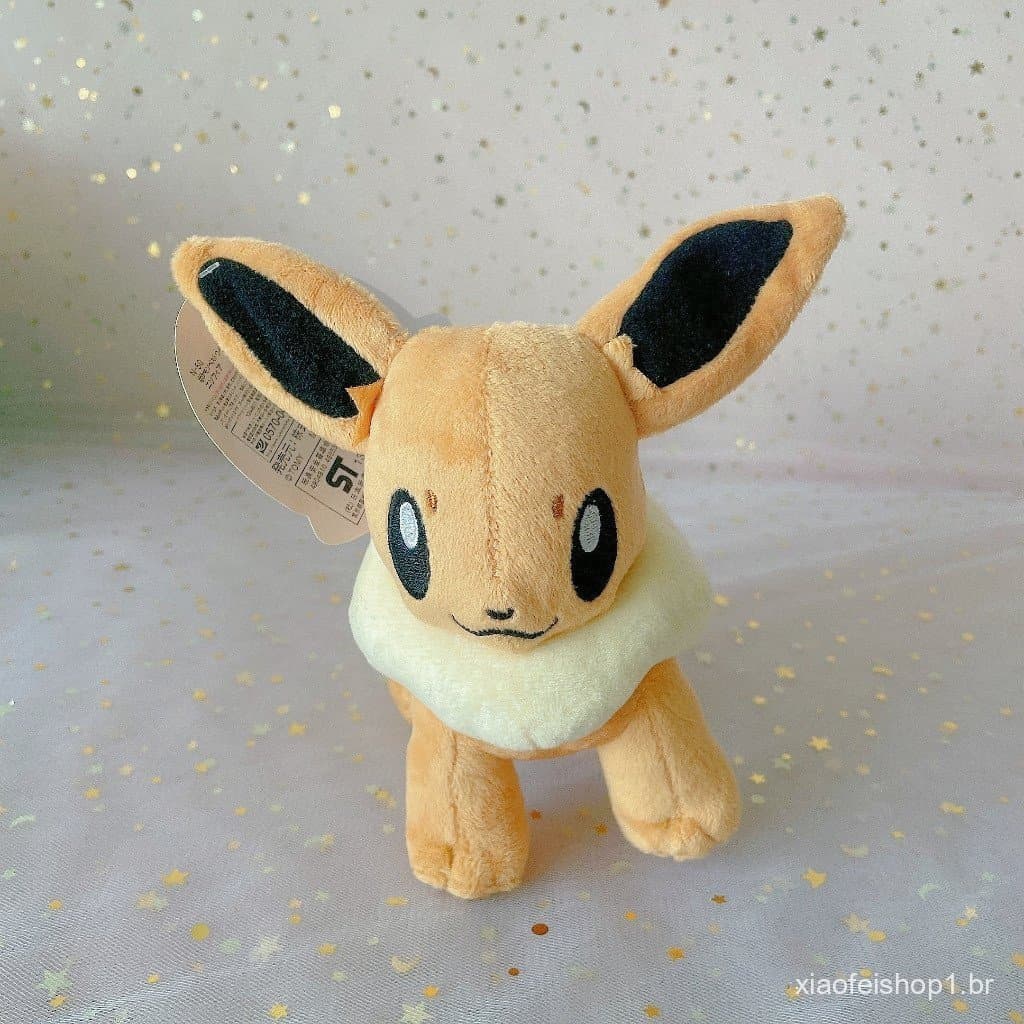 15cm Pokemon Pelúcia Eevee Animal De Macio Brinquedos Kawaii Anime Bonecas Presente De Aniversário Para Crianças