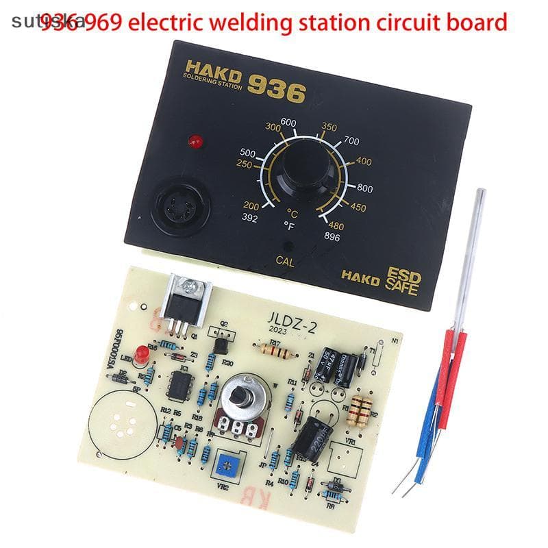 sutiska 936 Estação De Soldagem Elétrica Placa De Circuito Controle Temperatura Ajustável 5 Furos 5 Pinos A1321 Núcleo B