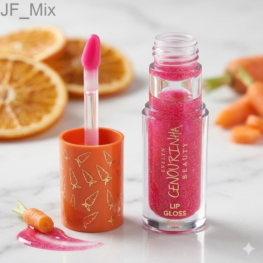 Lip Gloss e Lip Oil Evelyn Cenourinha Beauty Escolha Sua Cor ORIGINALM1UC