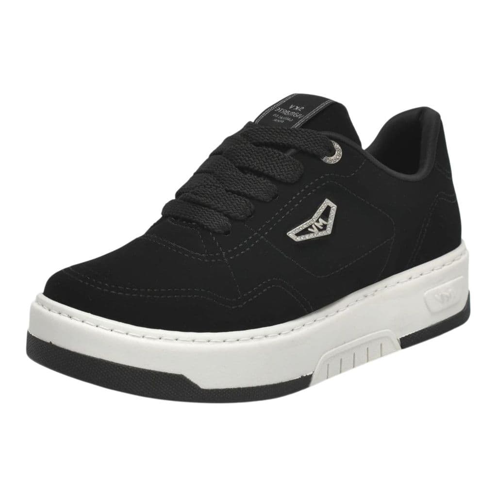 Tenis Feminino Brilho Confortavel Moderno Casual Via Marte