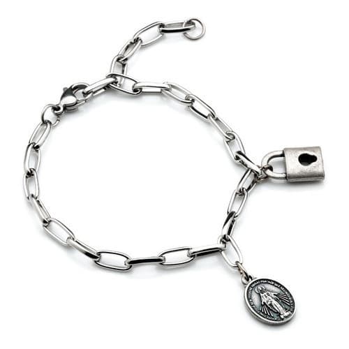PULSEIRA NOSSA SENHORA AÇO INOX 21CM FECHO CADEADO MEDALHA MILAGROSA PROTEÇÃO FÉ FEMININA ANTIALÉRGICA