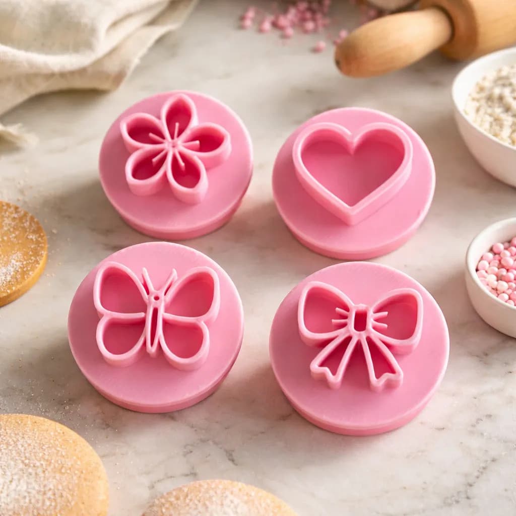 Carimbos Para Doces Kit 4 Unidades Decoração Rápida