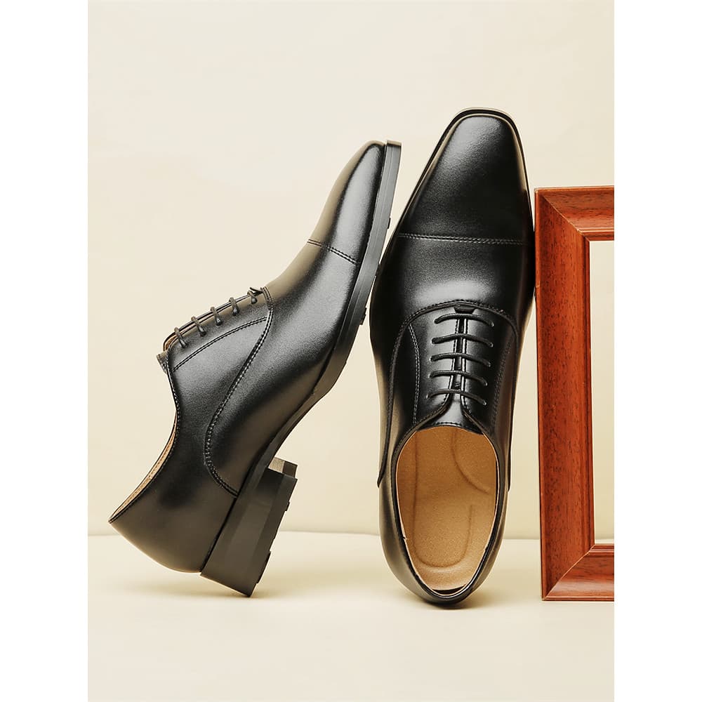 Estilo japonês 2026 novo estilo estilo britânico negócios Formal sapatos de couro masculino três articulações rendas Oxf