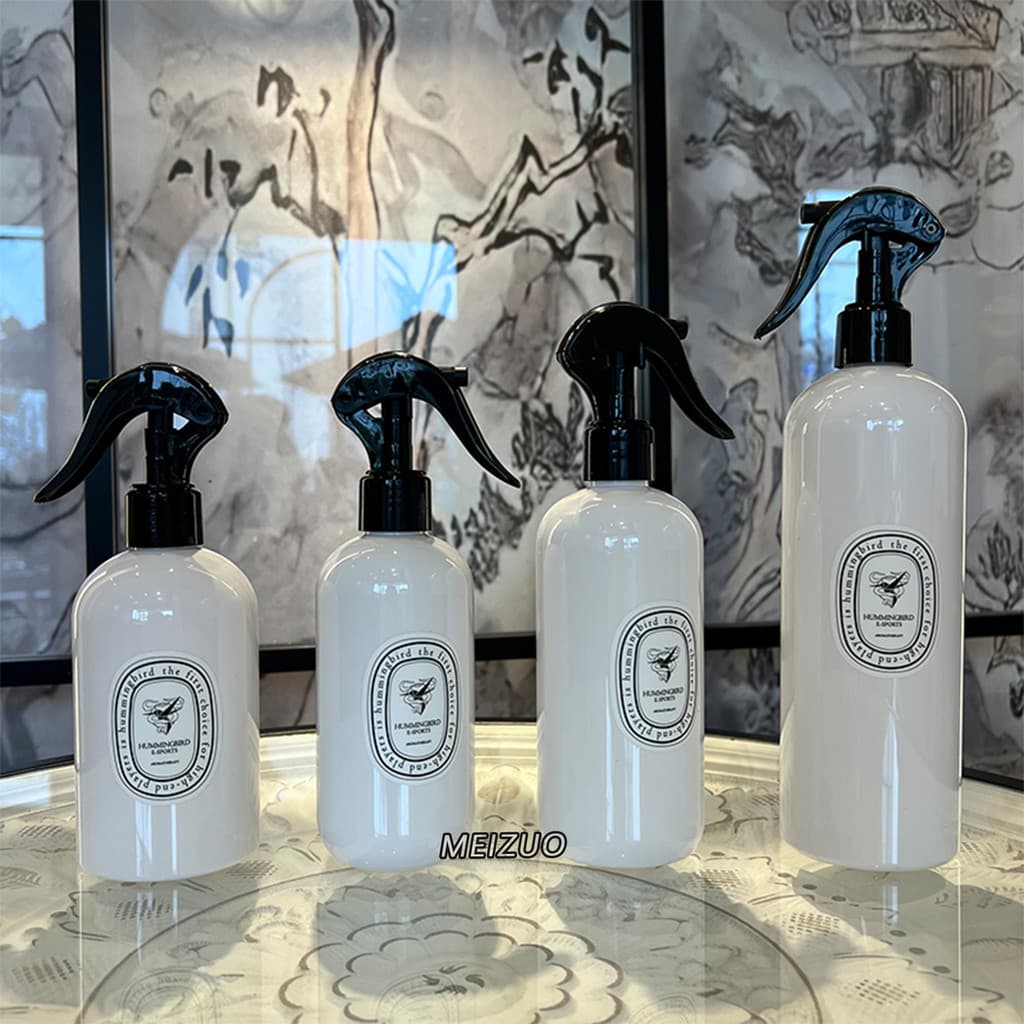 Porcelana série branca viagem Sub-engarrafamento 300ml puro orvalho essência Toner fragrância névoa desinfecção médica P