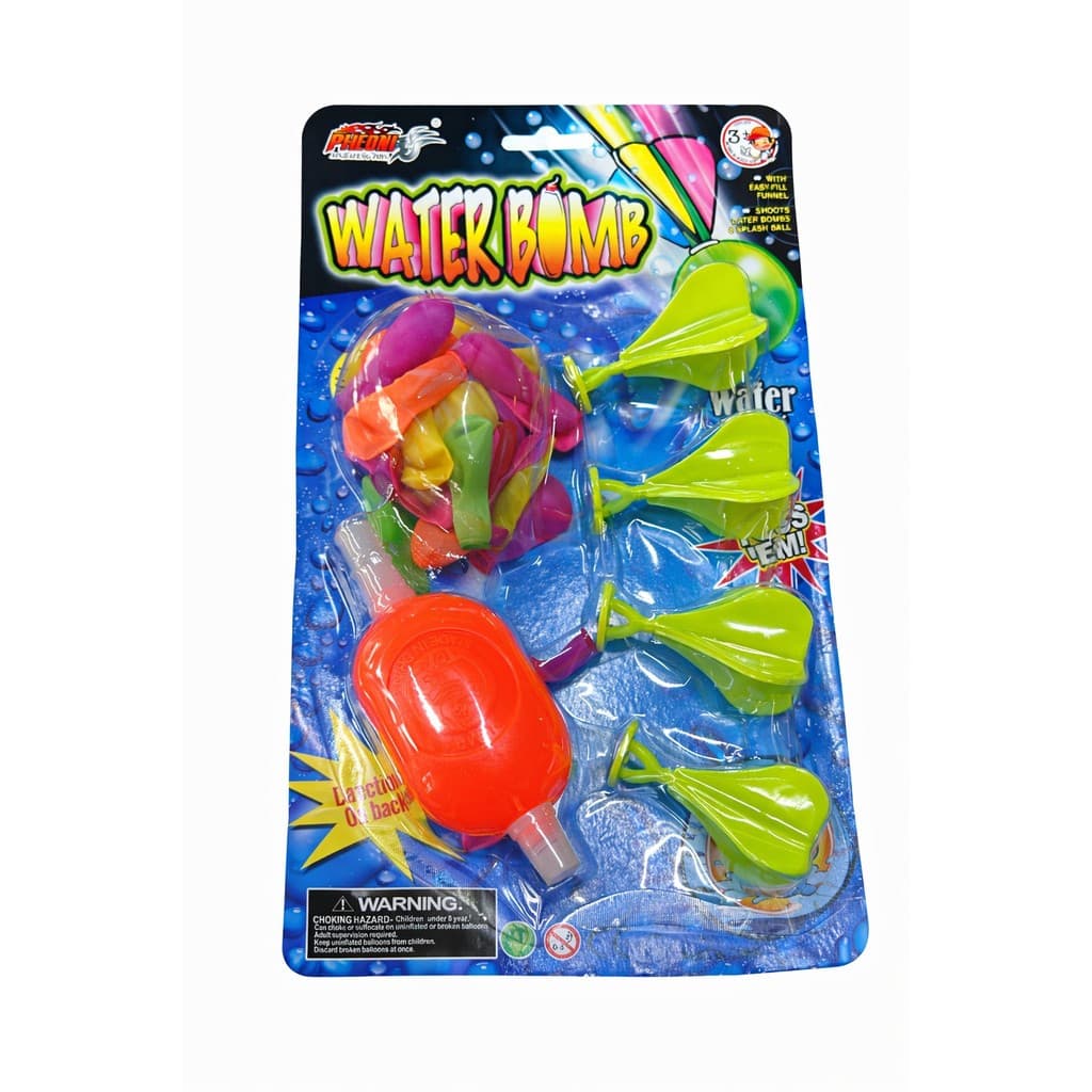 Water Bomb Brinquedo ? Kit Balões de Água com Lançador Infantil