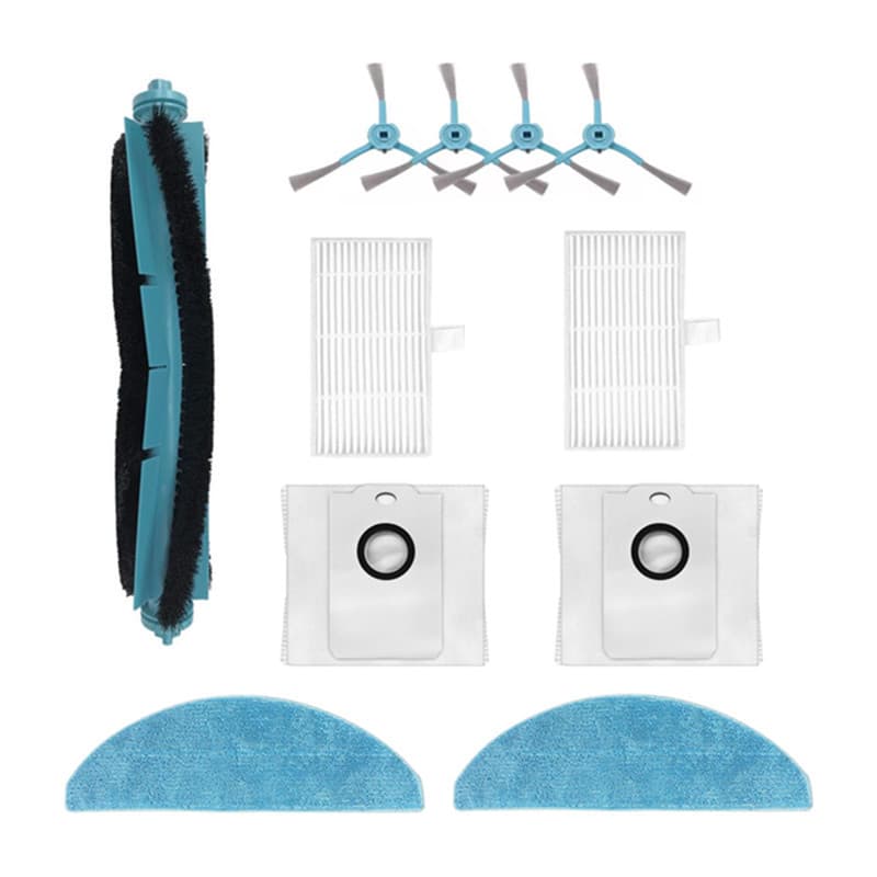 Rolo Escova Lateral Filtro HEPA Mop Pano Saco De Pó Compatível Para Kabum Smart 900 Robô Aspirador Peças Acessórios