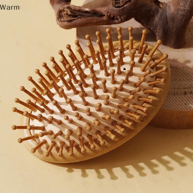 Quente De Alta Qualidade Hairb Bambu Massagem Escova De Madeira Maciça Almofada De Anti-Estático Cabelo Viagens Para Cas