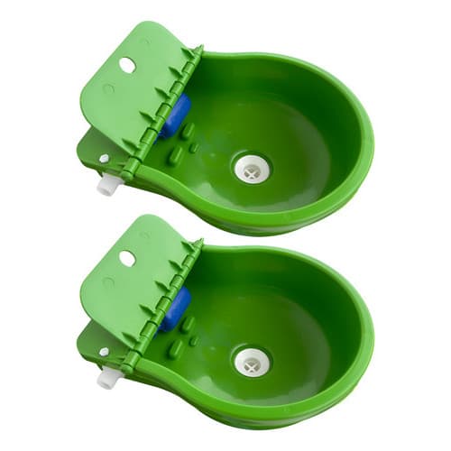 Kit 2 Bebedouro Automático Sgamaq 4lt Para Cabras Ovelhas Cães Verde-escuro