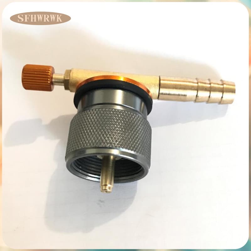[Fhwrwk] Adaptador De Recarga De Gás Propano , Acoplador De Tanque De Cilindro Plano , Conector , Ferramenta De Acampame