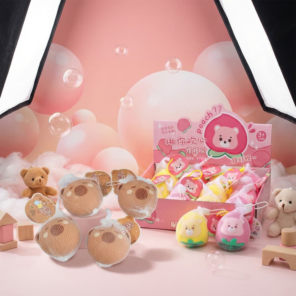 Capivara Anti-Stress EVA - Brinquedo Lento Rebound para Decoração (Fidget Toy)