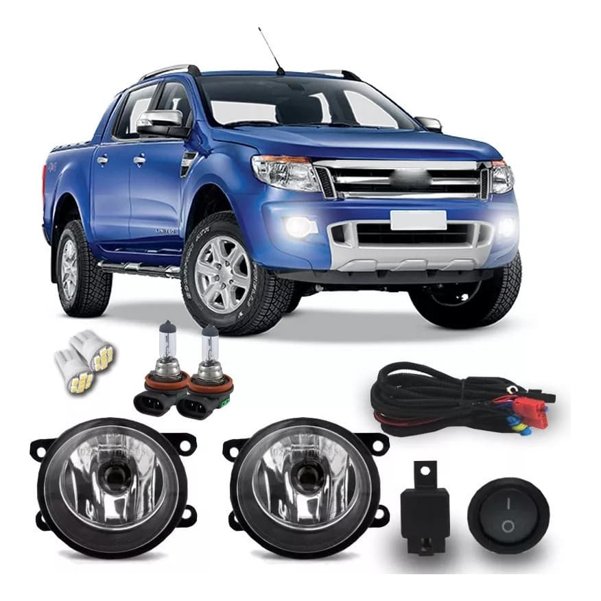Kit Farol Milha Ranger 2012 2013 2014 2015 + Brindes