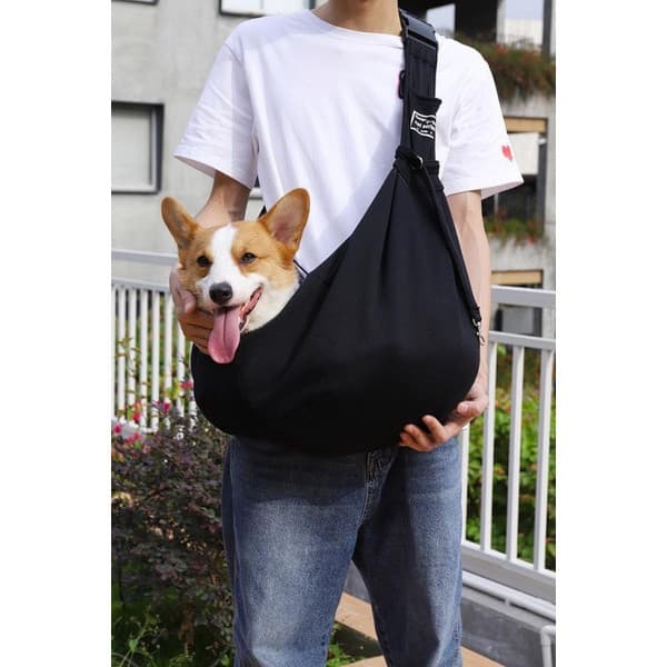 Nova Mochila Dobrável para Cães e Gatos, Bolsa de Viagem Respirável para Animais de Estimação, Bolsa Transversal Conveni