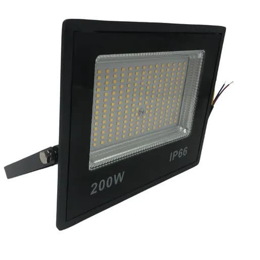 Refletor Holofote Led 200w Branco Frio Prova D'água Bivolt