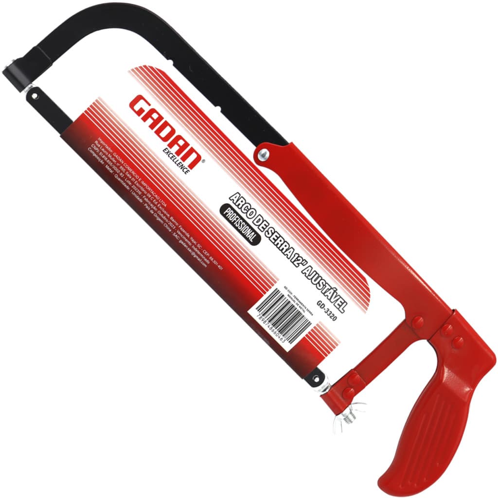 Arco De Serra 12 Pol Bimetal Gadan Para Metal E Plastico