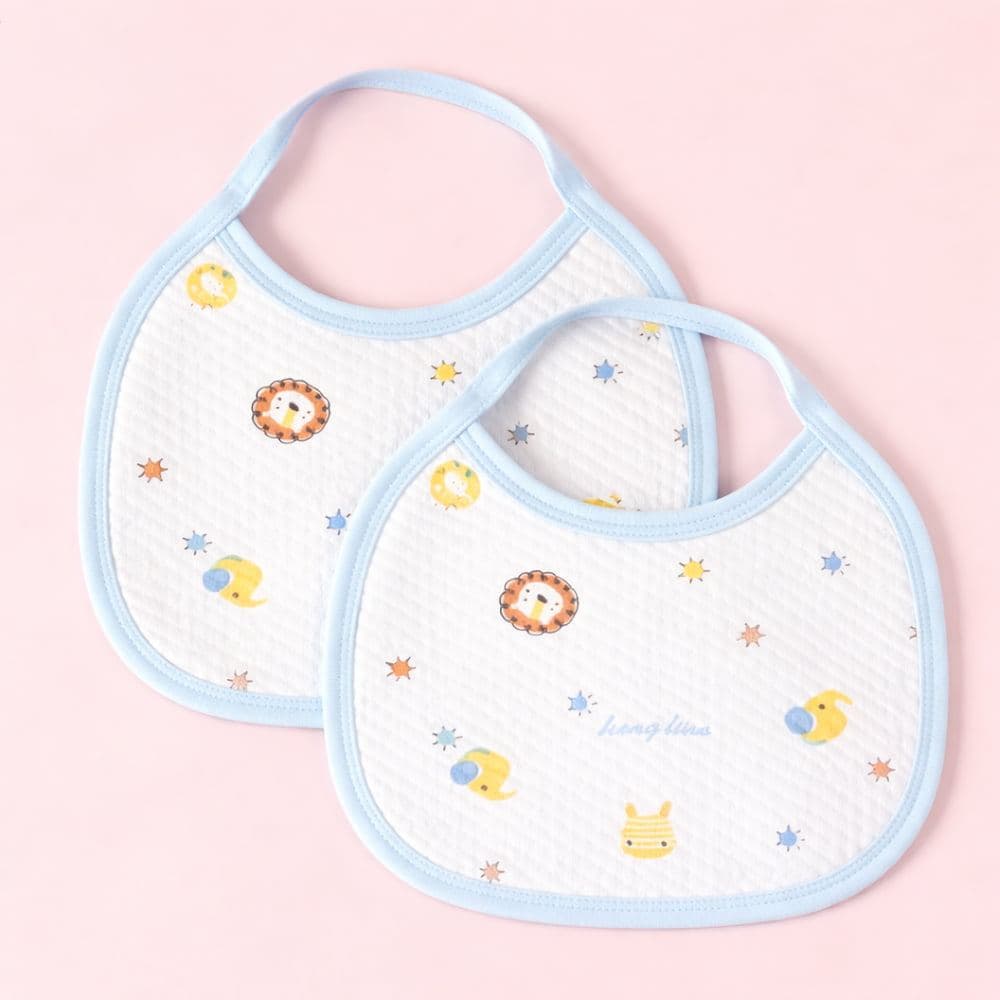 Kit 2 Babador Bebê Semicircular Superabsorvente