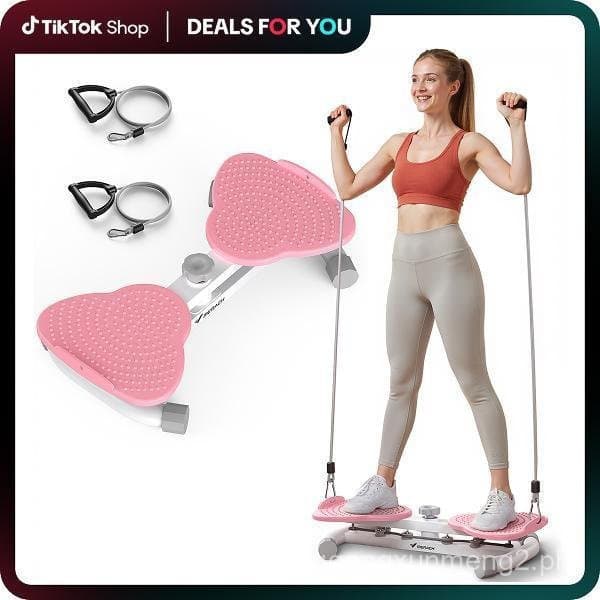 Dealsforyoudays MERACH Máquina de Torção de Cintura para Emagrecer e Tonificar os Abdômen, Pode Ser Usada com os Pés Sep