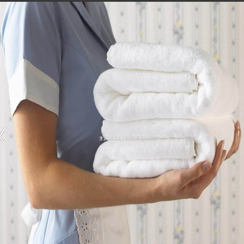 Todo o algodão hotel salão de beleza Premium clube branco grande toalha de banho 70*140 engrossado absorver água para ba