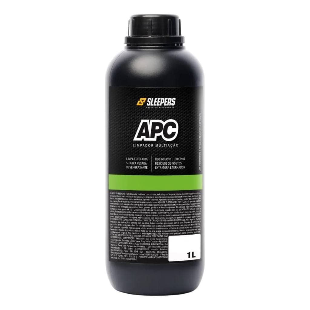Limpador Multiuso Concentrado Flotador Automotivo APC Sleepers 1L