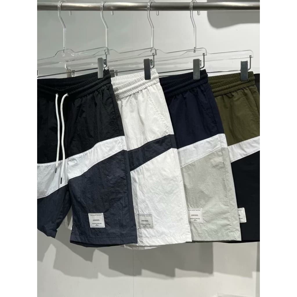 Masculino Casual Shorts retos cor combinando calças médias verão novo estilo na moda calças de cinco pontos influenciado