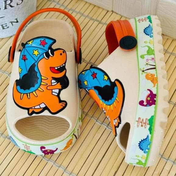 Chinelo infantil menina menino Babuche Dino Com Guarda Chuva Envio IMEDIATO