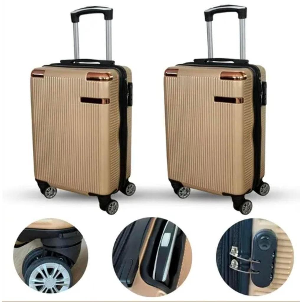 Mala de Viagem Expansível com Cadeado e Rodinhas Removíveis 360° | Rígida, Leve e Resistente 10kg