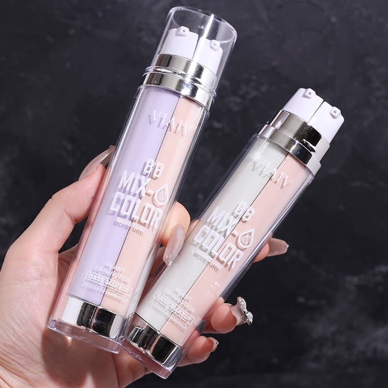 Isolamento bb creme 2 em 1 corretivo de poros invisíveis Base Primer de maquiagem hidratante hidratante de longa duração