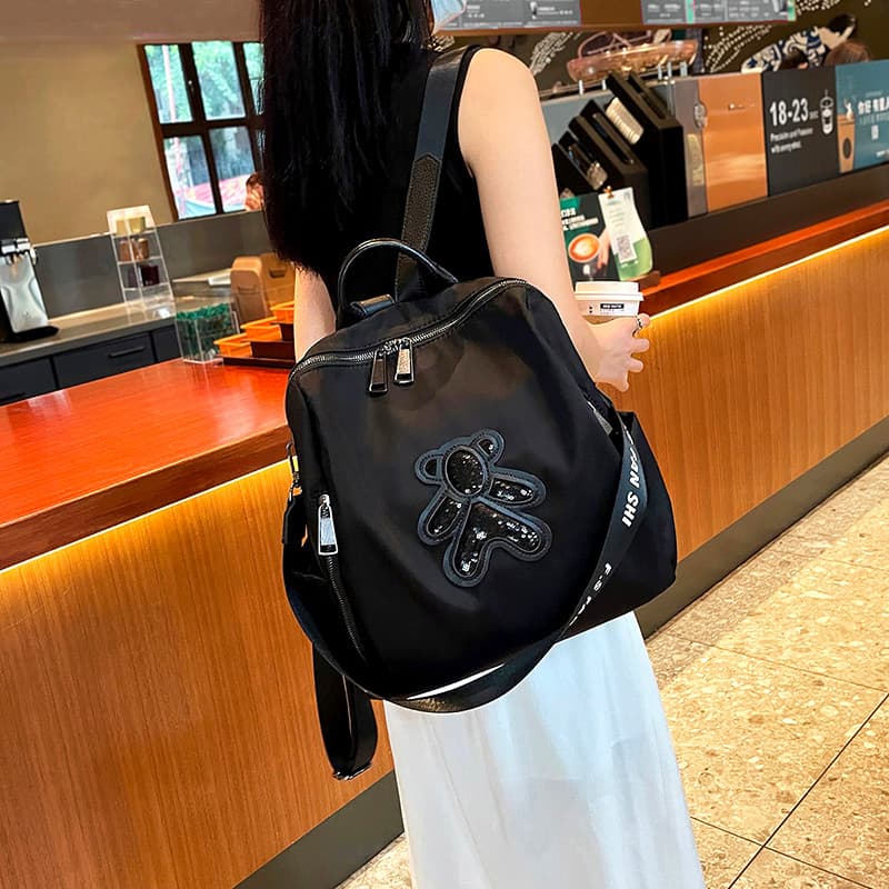 2025 novo estilo Oxford pano mochila feminina à prova dwaterproof água Casual All-Match mochila de viagem grande capacid