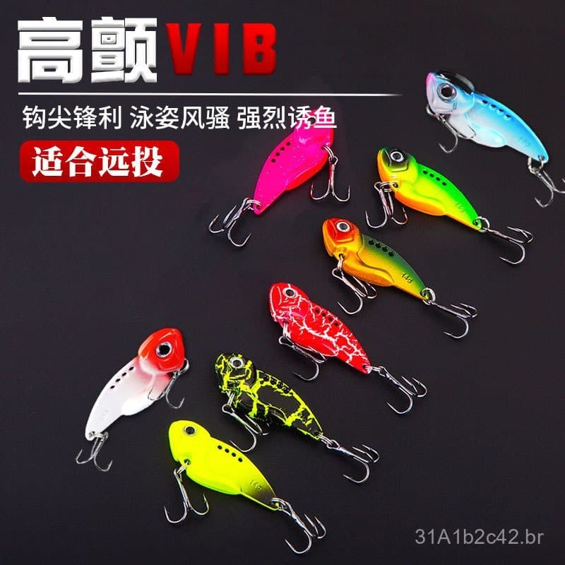 Spinnerbait de água doce em estoque para todas as camadas de natação, nova isca colorida de arremesso longo 10g, isca vi