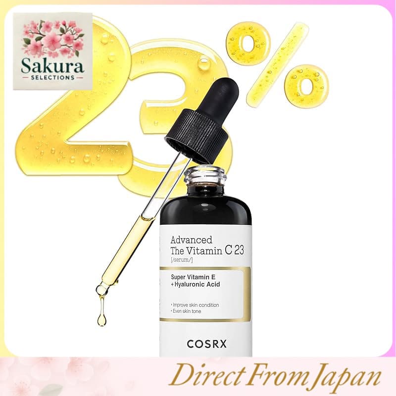 [Odor ZERO / Renovação] Sérum de Vitamina C23 COSRX 2ª Geração 20g Alta Concentração NOVO Vitamina C Fresca Poros Iluminam Rugas Vitamina Pura Niacinamida Vitamina E Ácido Hialurônico Sérum Firmador Loção Essência Vitamina C Pura Pele Sensível Dermatologicamente Testado COSRX Essence Cuidados com a Pele Cosméticos Coreanos