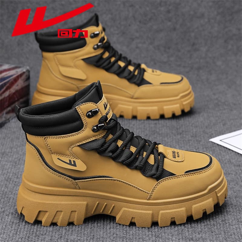 Puxar para trás botas Martin genuínas masculinas 2026 novo estilo primavera outono sapatos masculinos de alta qualidade