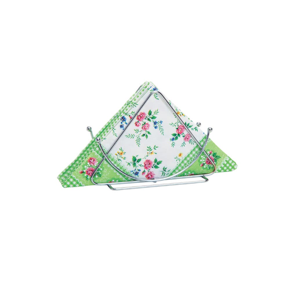 Porta Guardanapo em Metal Cromado 13x8cm Super Resistente ( 47417 )