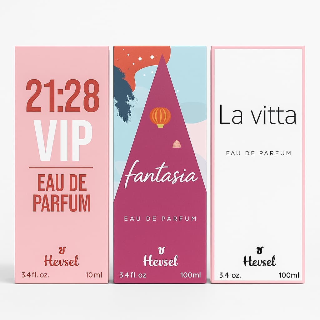 kit com 03 perfumes feminino de 100ml cada, fragrância importada