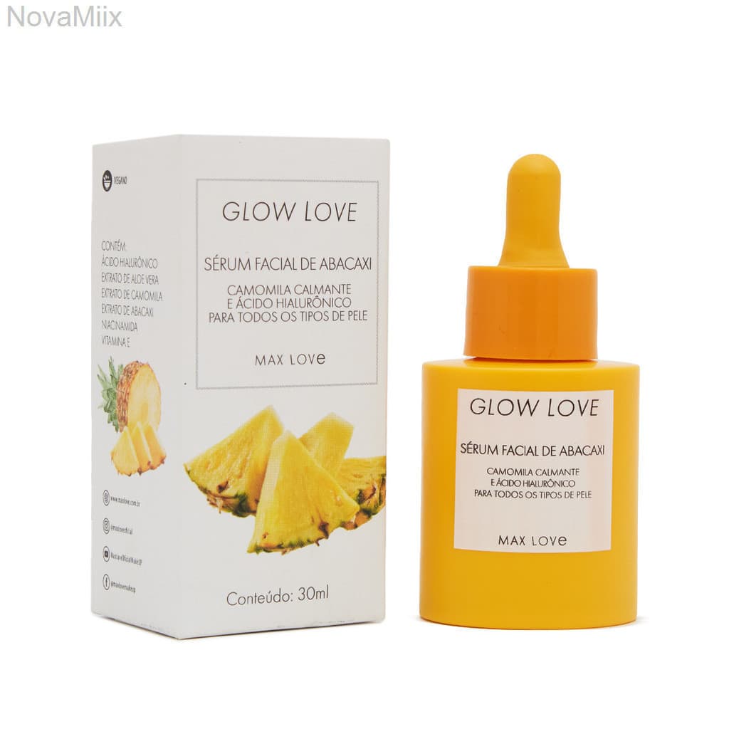 (V)Sérum Facial Glow Love Abacaxi Max LoveCNS3XGXK