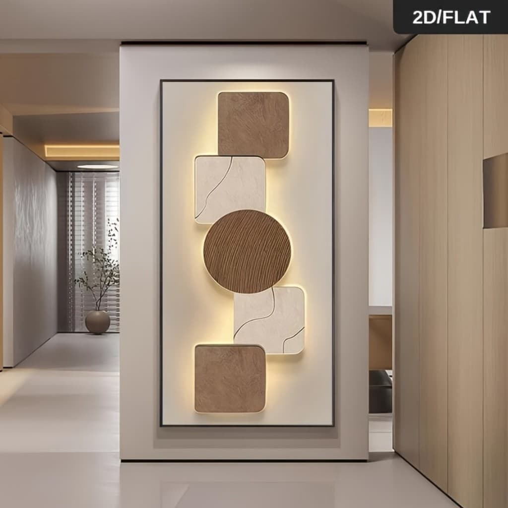 Quadro Decorativo 110x80cm destaque equilíbrio atmosfera refinamento Decore Sala,Quarto,Copa,consultório,escritório,hall