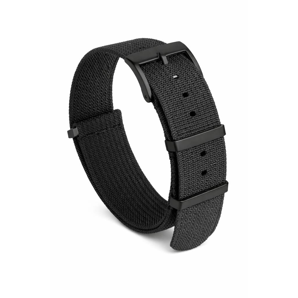 Pulseira Relógio Smartwatch 22mm Nylon Nato Preto