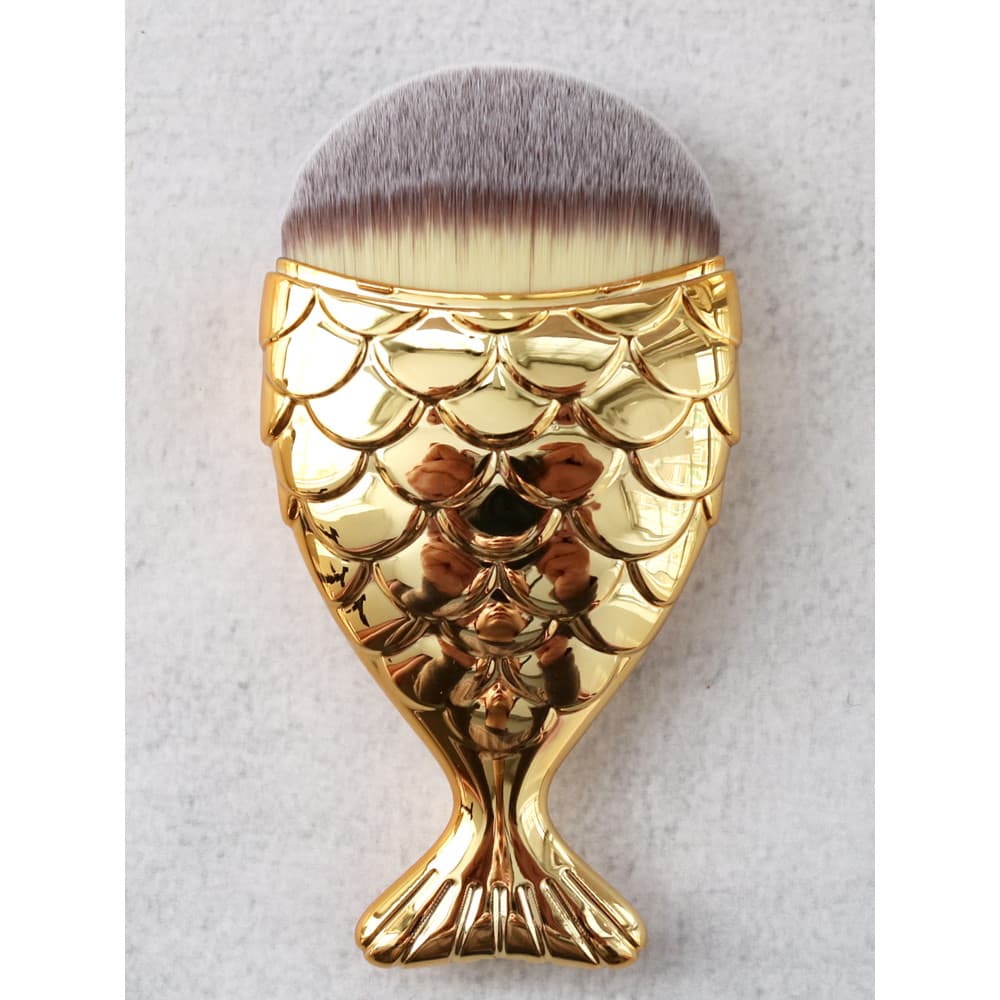 Maquiagem especialista recomendação influenciador sereia fundação escova peixe salgado Blush contorno escova pequeno pei