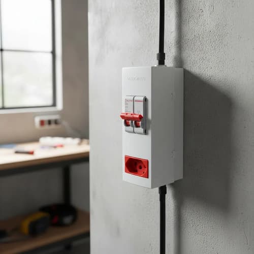 Caixa Sobrepor P/ Ar Condicionado S/ Disjuntor Tomada 20A 220V