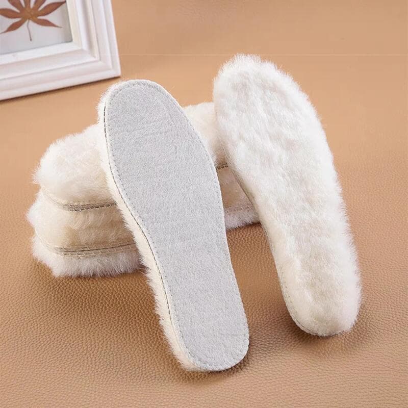 Palmilhas De Lã Das Mulheres Dos Homens Inverno Grosso Cashmere Térmica Real Para Sapatos Solas Internas Botas De Neve