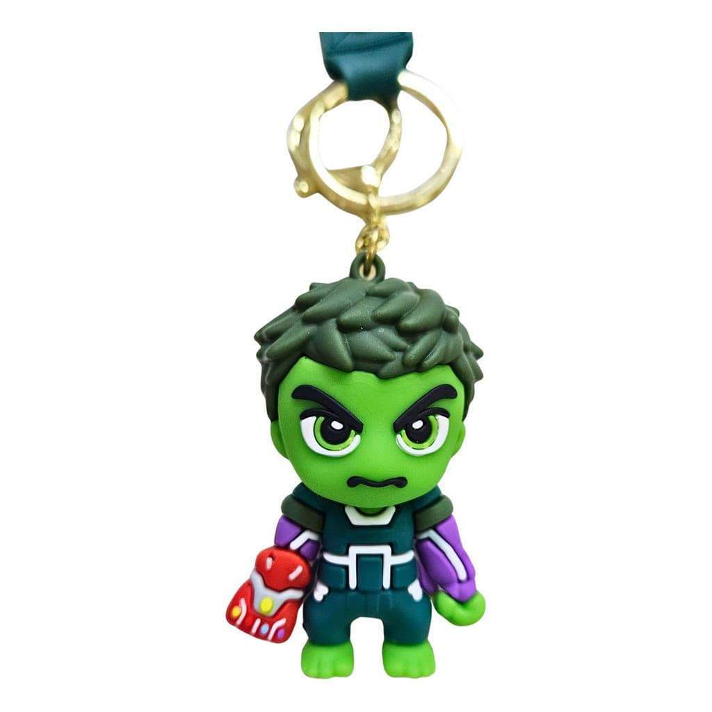 Chaveiro Hulk 3D Silicone Colecionável