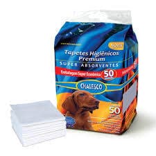 TAPETE HIGIENICO PREMIUM CHALESCO C/50UN 60X90CM- 70226